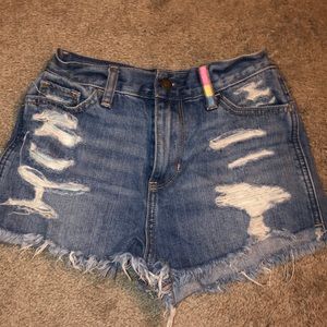 Hollister high waisted shorts